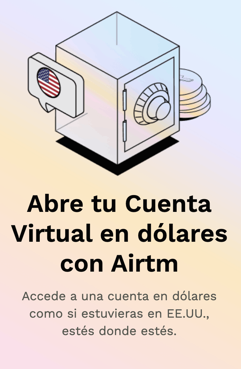 Abre cuenta airtm de dolares - yaar live app